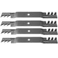 Four Mower Mulch Blades 42" Fits John Deere D100 D110 D120 D130 Z225 Z235 11594