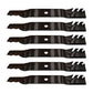 Qty 6: Toothed Mower Blade Fits Scotts Replaces M115496