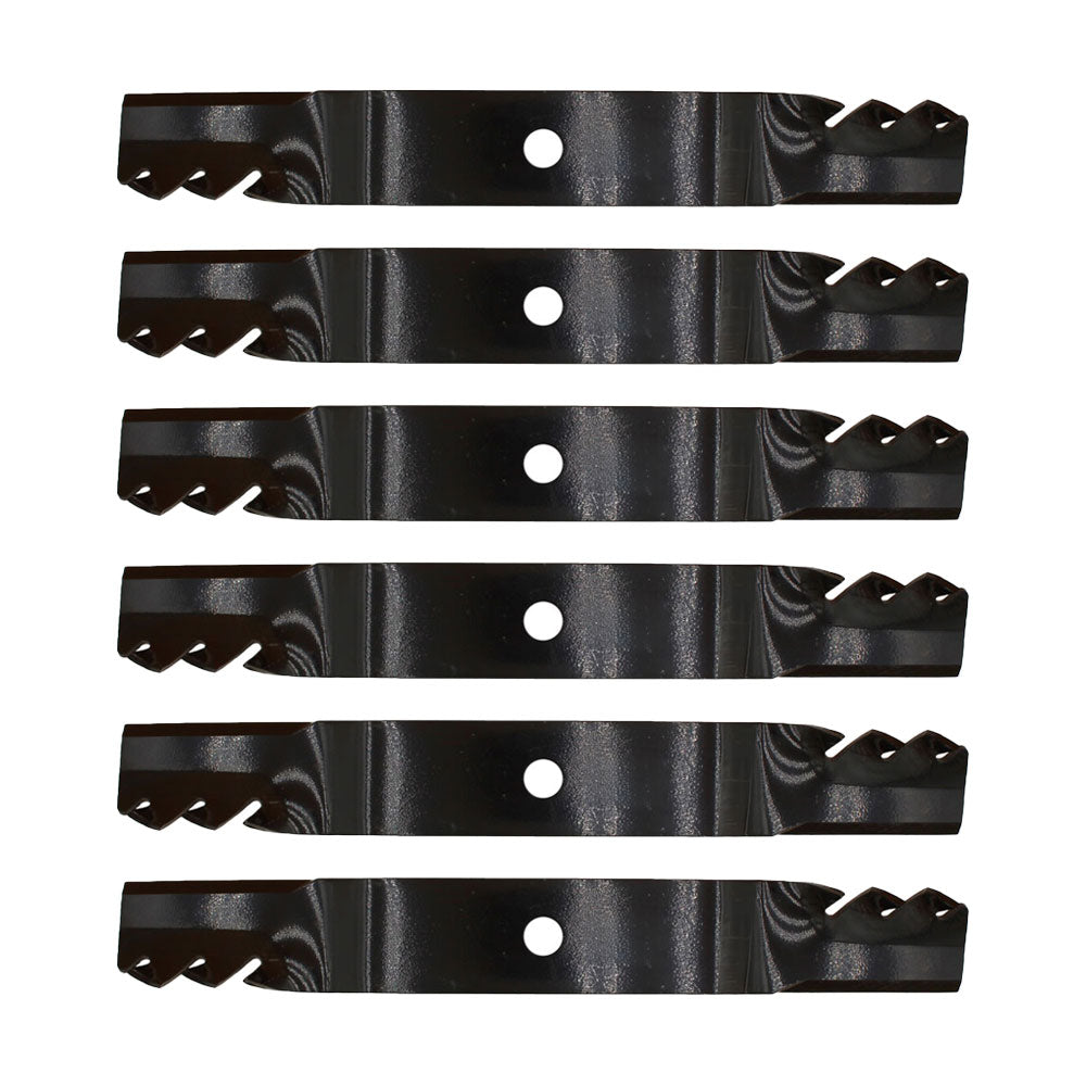 Qty 6: Toothed Mower Blade Fits Scotts Replaces M115496