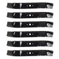 Qty 6: 21" Mulch Mower Blade Fits MTD Replaces 742P04101