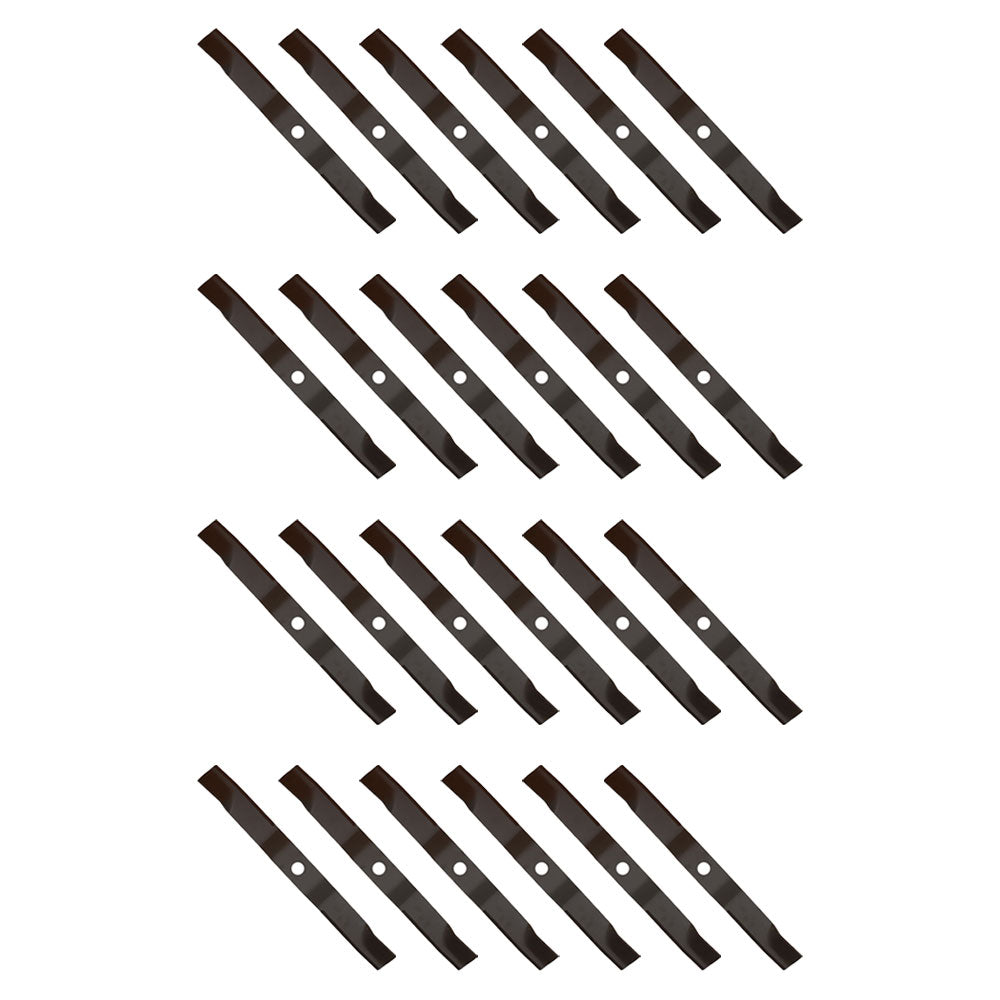 24 Pack Mower Blade K5677-34340 Fits Kubota B2150D, F2560, F3060, Pro Deck, ZD28