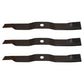 K5677-34340 3 MULCHING BLADES Fits Kubota 72" ZD28 ZD326 ZD331