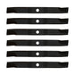 Qty 6: Mower Blade Fits Kubota Replaces K5677-34330
