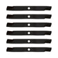 (6) Lawn Mower Blades Fits Kubota K5677-34340 ZD28 ZD326 ZD331 72" Deck HI Lift
