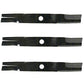 3PK Blades Fits Kubota K5619-34350 RCK54GR RCK54P-227Z RCK54P-321Z