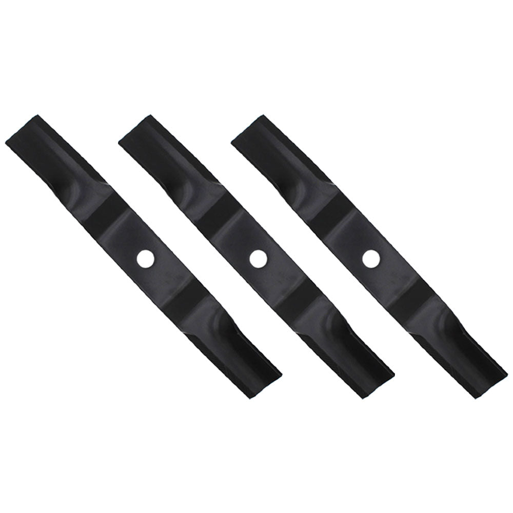 3 XHT Heavy Duty Blades Fits Kubota K5619-34330 Zd221 Zg227 K5351-99040 54" Deck