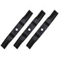 3PK Lawn Mower Blades Fits Kubota K5619-34350 RCK54GR RCK54P-227Z RCK54P-321Z