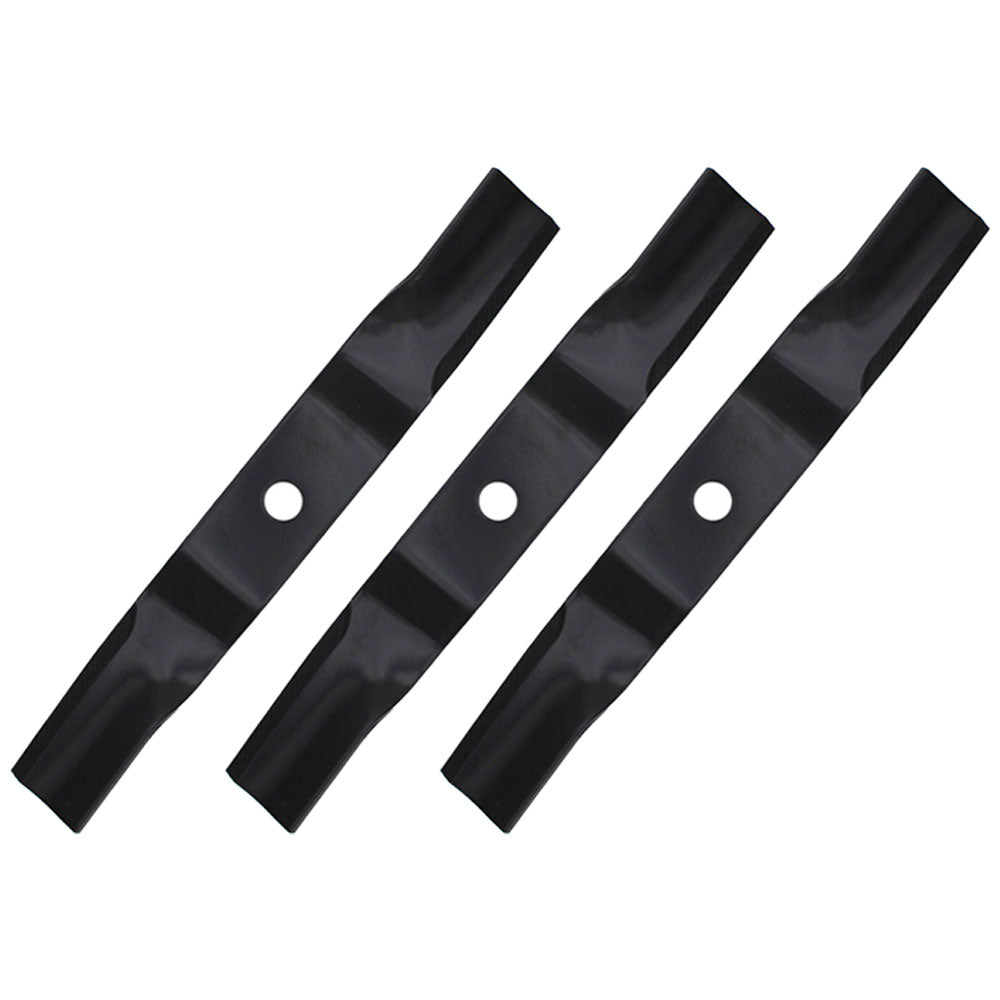 3 XHT Heavy Duty Blades Fits Kubota K5619-34330 Zd221 Zg227 K5351-99040 54" Deck