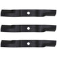 3PK Lawn Mower Blades Fits Kubota K5619-34350 RCK54GR RCK54P-227Z RCK54P-321Z