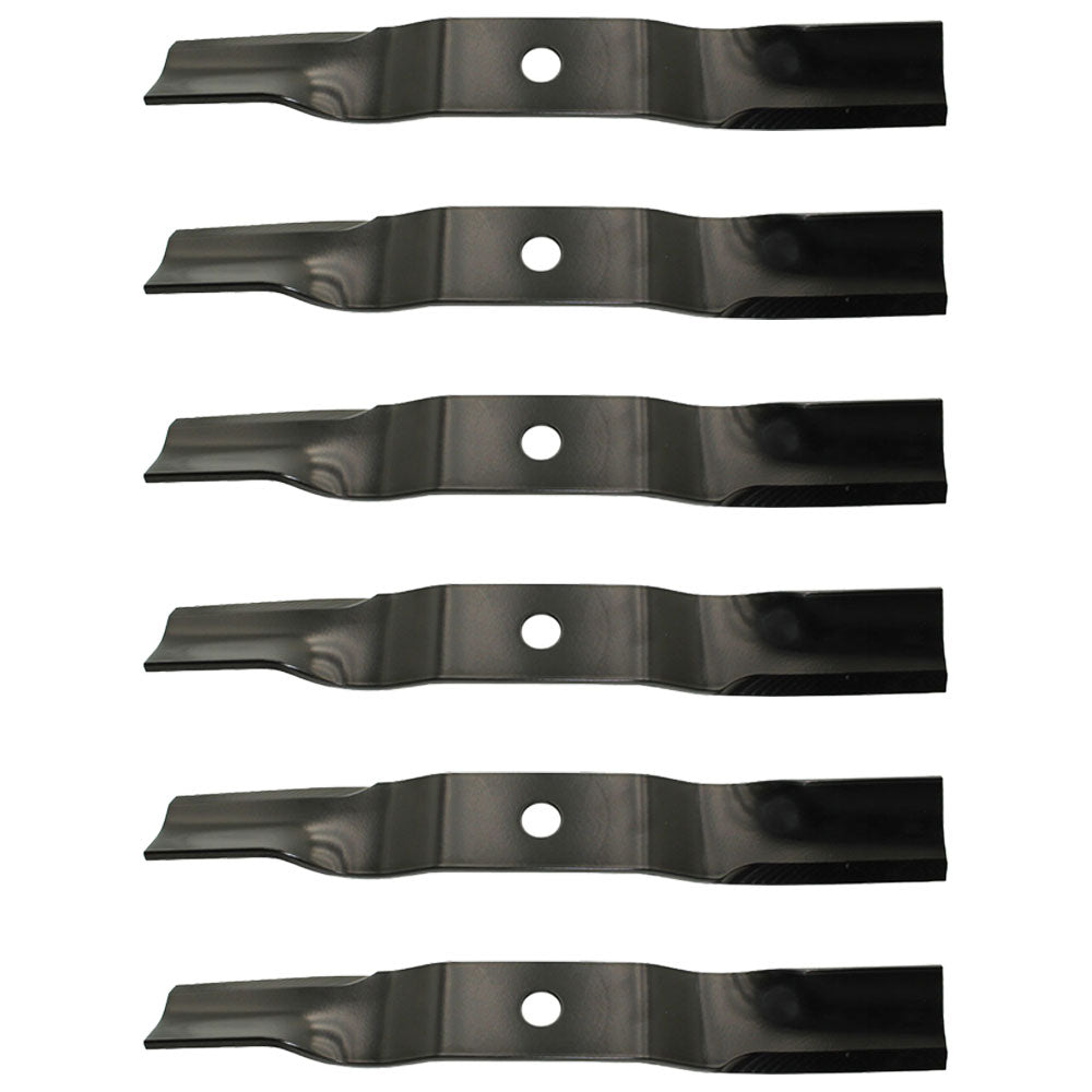 6 New XHT Heavy Duty Blades 54" Decks Fits Kubota K5619-34350 K535199040 RCK54GR