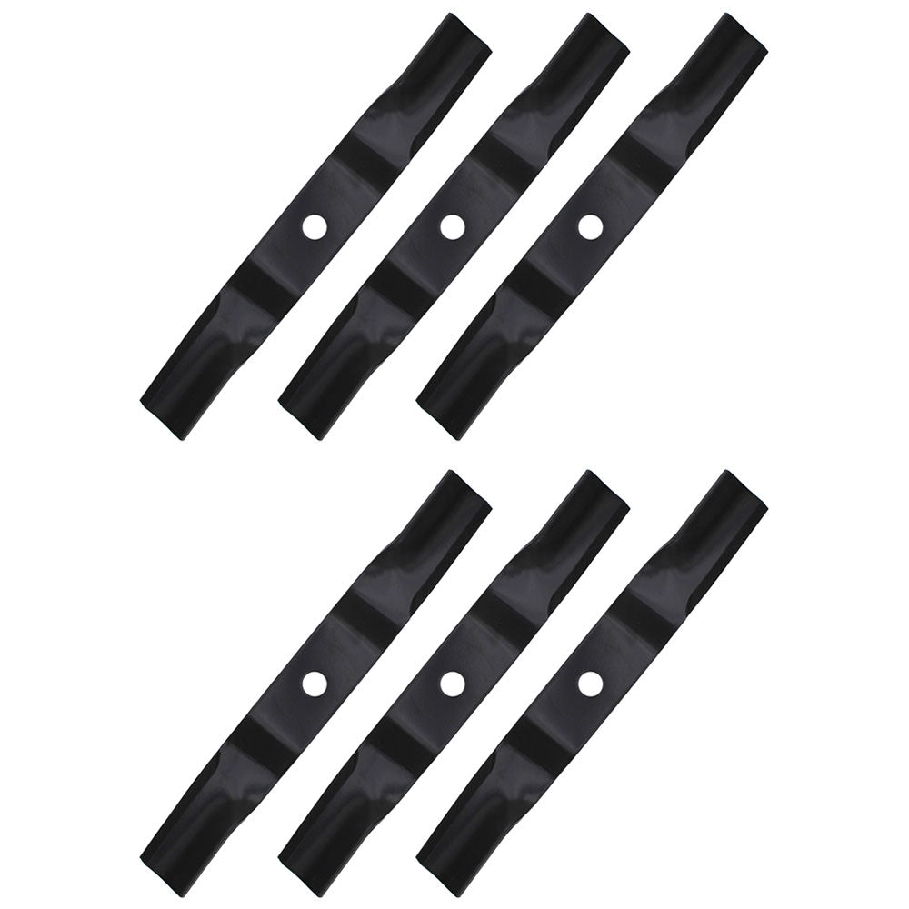 6 New XHT Heavy Duty Blades 54" Decks Fits Kubota K5619-34350 K535199040 RCK54GR