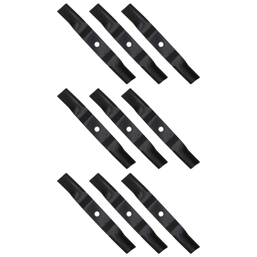 K5935-34360 Set of Nine New High Lift Mower Blade Fits Kubota ZD221 ZG227