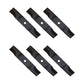 Qty 6: Mower Blade Fits Universal Products Replaces M96770