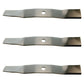 3 XHT Heavy Duty Blades Fits John Deere M136195 M653 M655 F687 F655 F680 737 757