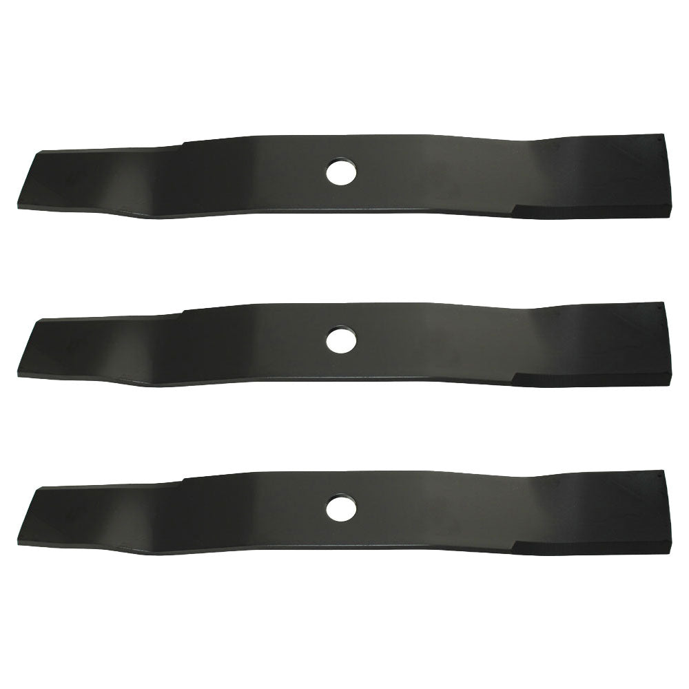3 Blades Fits John Deere TCU30316 M136195 54" 7 Iron Decks