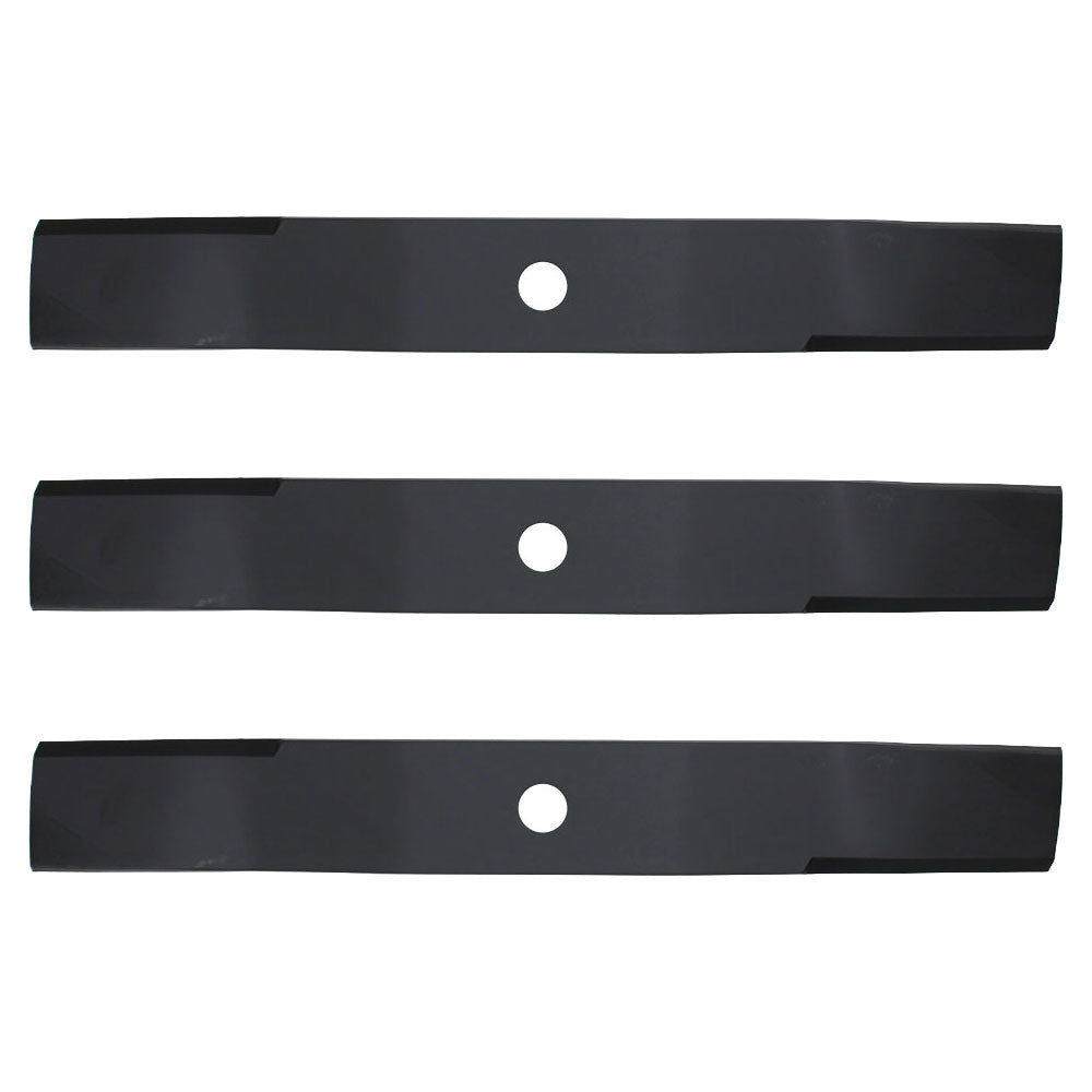 3 XHT Heavy Duty Blades Fits John Deere M136195 M653 M655 F687 F655 F680 737 757