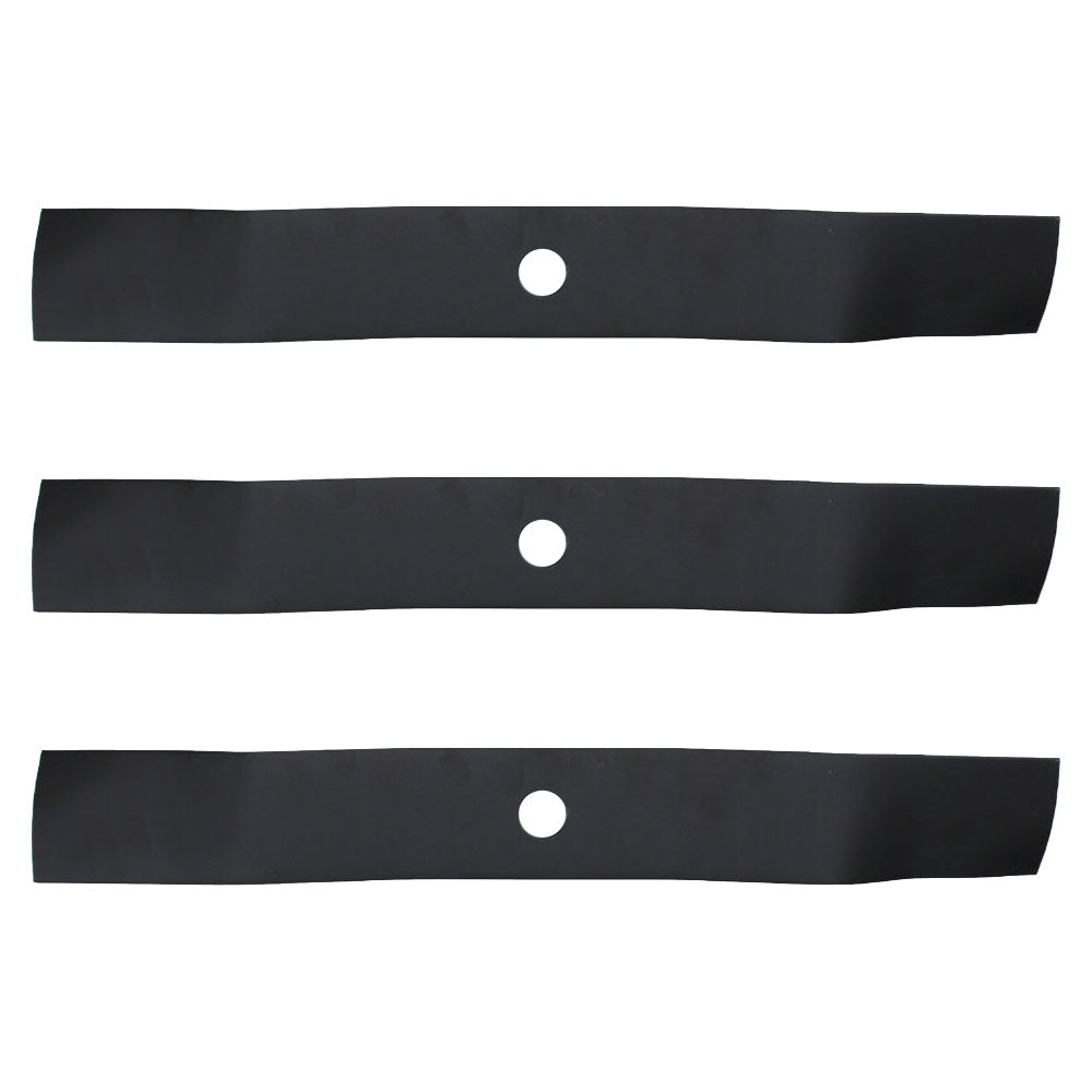 Set of 3 XHT 54" mower blades to Fits John Deere M136195 Ztrak M653 M655 F620
