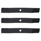 3 Mower Blades 54" Fits John Deere 7 Iron M136195 Tcu30316 M653 M655 F620 687 73