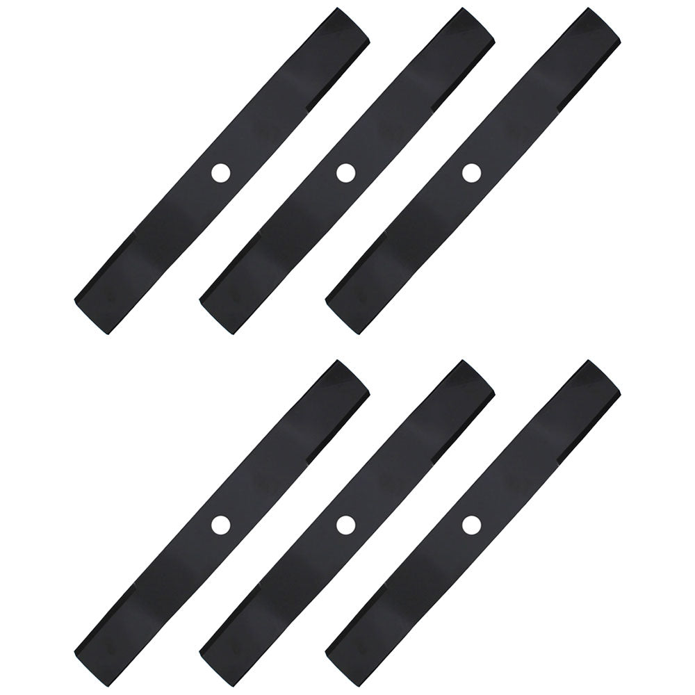 6 Pack Lawn Mower Blades Fits John Deere M136195 TCU30316