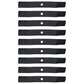 9 XHT Heavy Duty Blades Fits John Deere M136195 M653 M655 F687 F655 F680 737 757