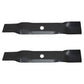 330-445, 92-104 Two (2) Mower Blades Fits John Deere LA130, LA140, LA145, LA155