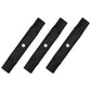 3pk Lawn Mower Blades for 48" Fits John Deere LA 130 140 145 X140 145 D140 D150
