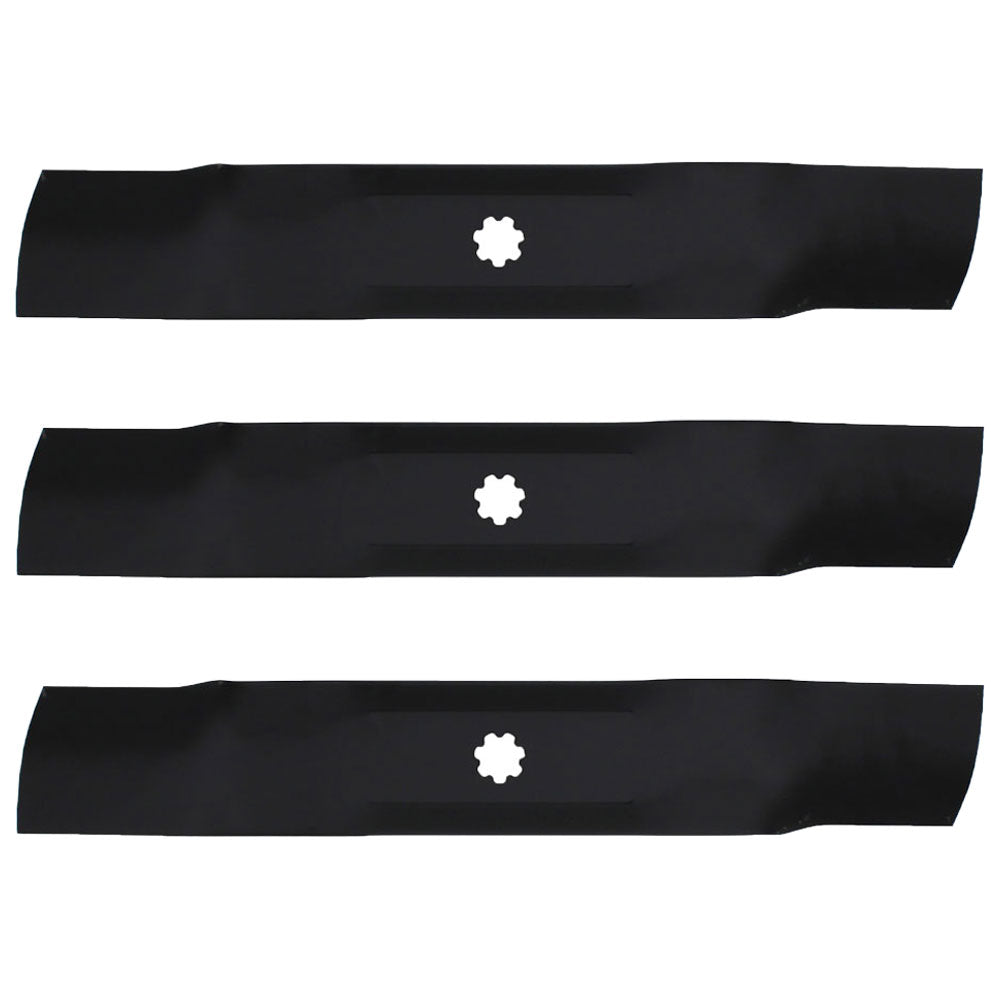 3 XHT HD BLADES Fits John Deere GY20852 GX21784 LA140 LA145 LA165 D140 D150 160