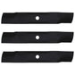3 BLADES Fits John Deere GX21786 GX21785 GX21784 GY20852 AM141036 48"