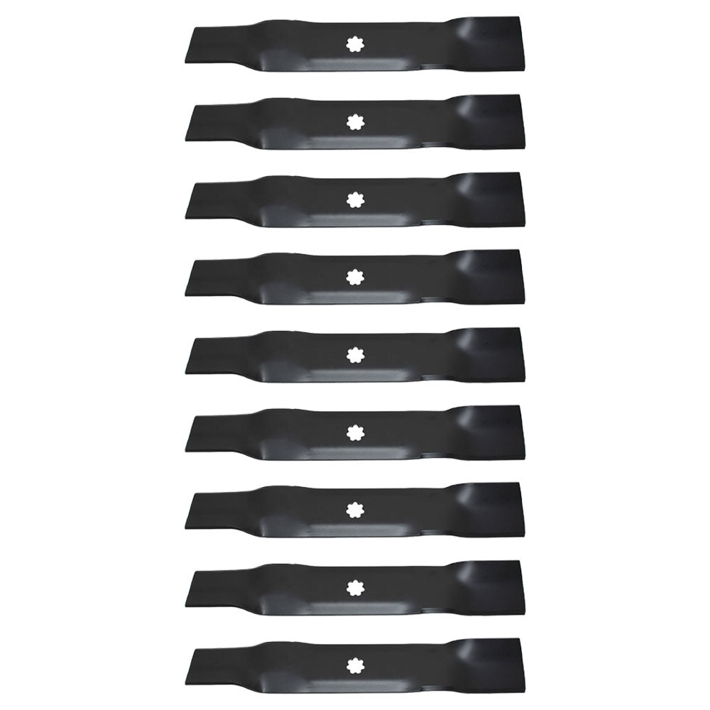Nine (9) Mower Blades Fits Oregon 92-104 & Fits John Deere GX21784, GY2085