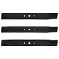 Qty 3: Mower Blades Fits John Deere Replaces B1JD6015