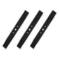 3pk Blades Fits John Deere GX20249 GX20433 L100 L105 L107 L108 L110 L111