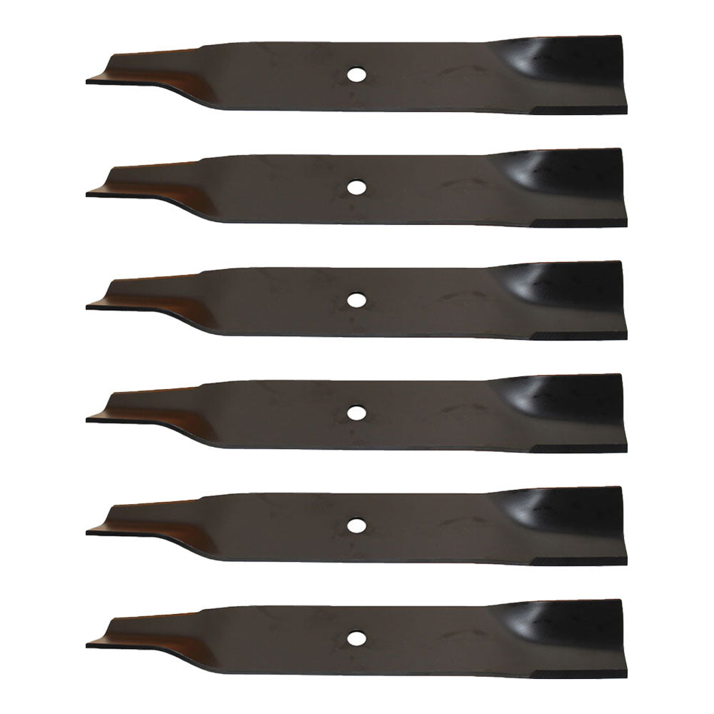 6 Pack Oregon 91-398 Super High Lift Blade Fits John Deere AM100991 M83459 38"