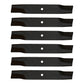 Qty 6: Mower Blades Fits John Deere Replaces M84472