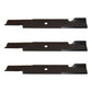 (3) HD Lawn Mower Blades Fits Husqvarna Riding Mower 52" Deck Repl. 539100341
