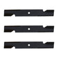 112111-02 Three Mower Blades For 54" Fits Bobcat WM132022 Heavy Duty