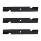 (3) HD Mower Blades Fits Exmark Zero Turn 52" Deck 103-6582-S Lazer Z 103-6582-S