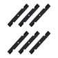 (6) HD Lawn Mower Blades Fits Husqvarna Riding Mower 52" Deck Repl. 539100341