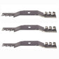 Blades (3-Pack) Fits Toro GT2100 GT2200 LX500 SL500 50" 91-938(3)
