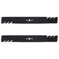 Qty 2: Toothed Mulching Blade Fits Craftsman Replaces 33275