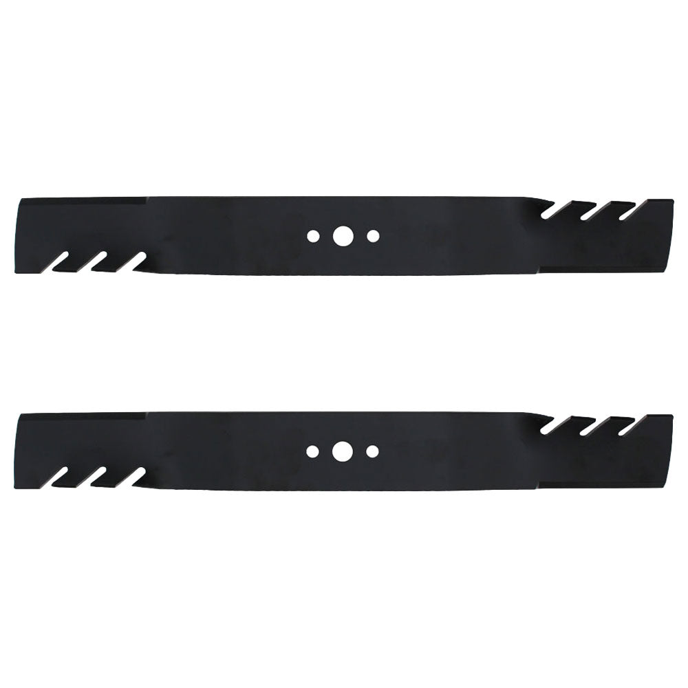Qty 2: Toothed Mulching Blade Fits MTD Replaces 742-04091-0637