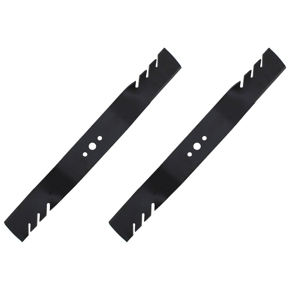 Qty 2: Toothed Mulching Blade Fits MTD Replaces 742-04091-0637