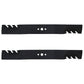 Qty 2: Toothed Mulching Blade Fits MTD Replaces 742-04091-0637