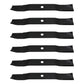 6PK Mower Blades Fits Kubota G2460 K5371-34340 K5371-99040