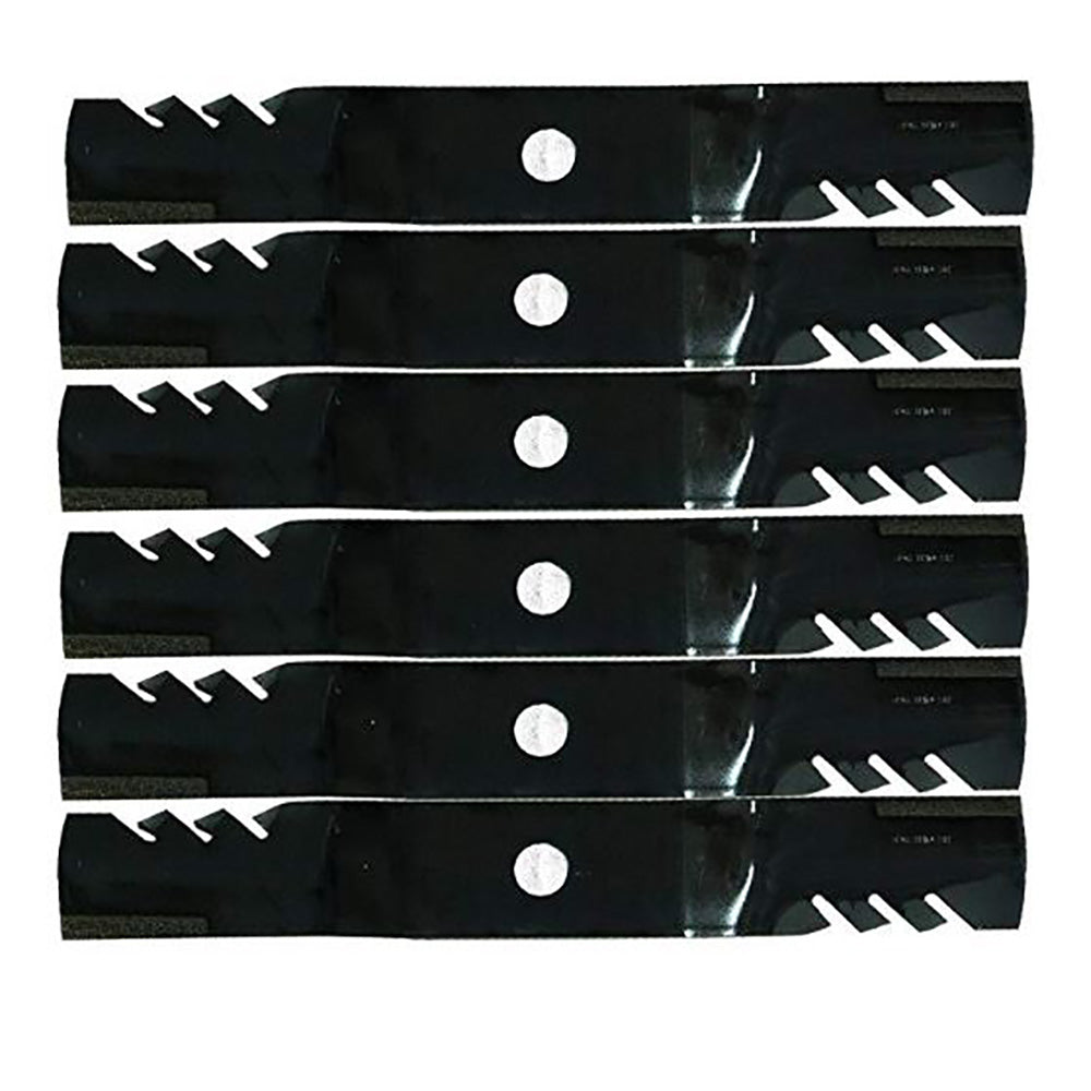 70000-00602-TOOTHED (6) Toothed Mower Blade Fits Kubota