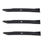 Set of 3 heavy duty Gravely 54" Predator mulching mower blades 02961700 Zoom XL