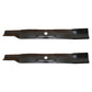 High Lift Blades (2-Pack) Fits John Deere 42C Deck D110 LT160 X300 Z225 92-110(2