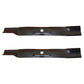 2Pk 12380 Blades Fits John Deere AM137327, AM141032, AM141034