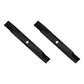 2Pk 12380 Blades Fits John Deere AM137327, AM141032, AM141034