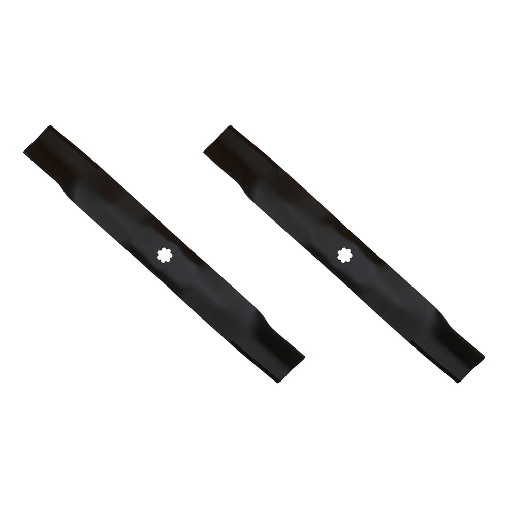High Lift Blades (2-Pack) Fits John Deere 42C Deck D110 LT160 X300 Z225 92-110(2