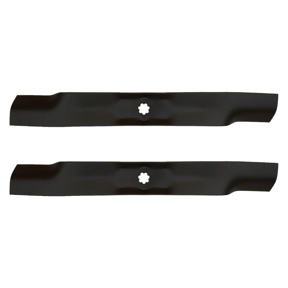 2 Pack Blades Fits John Deere 42" Cut AM137327 AM141032 AM141034 (12380)